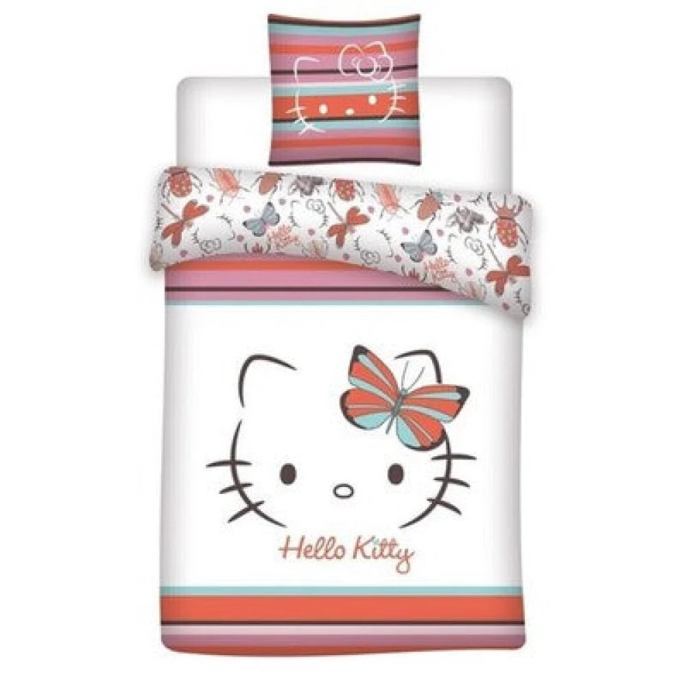 Hello Kitty Mädchen Kinder Bettwäsche 2tlg. Set - WS-Trend.de