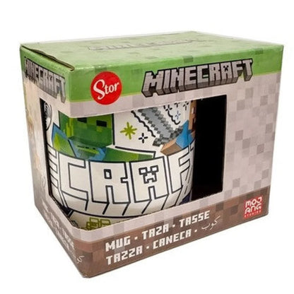 Minecraft Gamer Creeper Steve Kinder Teetasse Keramik Tasse 235 ml - WS-Trend.de
