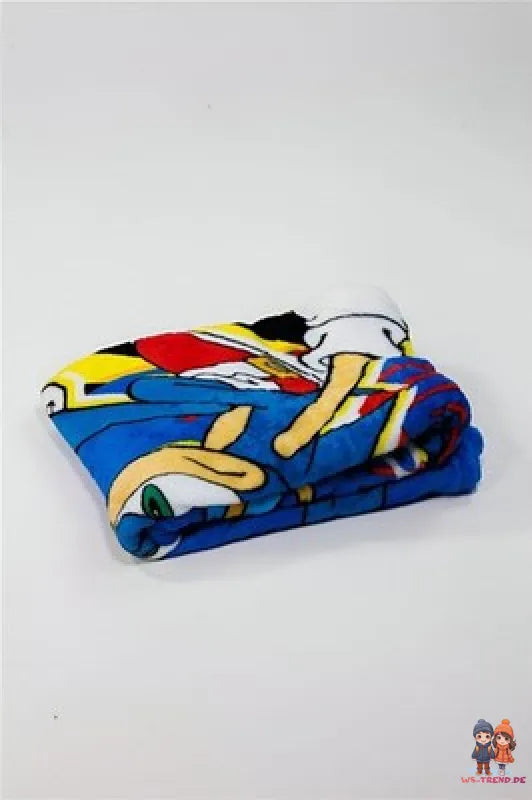 Sonic Prime Kinder Flanell Wohndecke warme Kuscheldecke 110x150 cm - WS-Trend.de