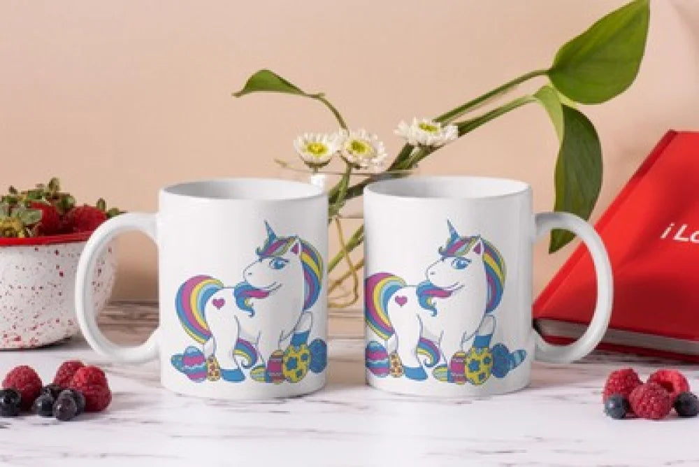 Einhorn Ostern Kaffeetasse Kakaotasse mit Henkel - WS-Trend.de