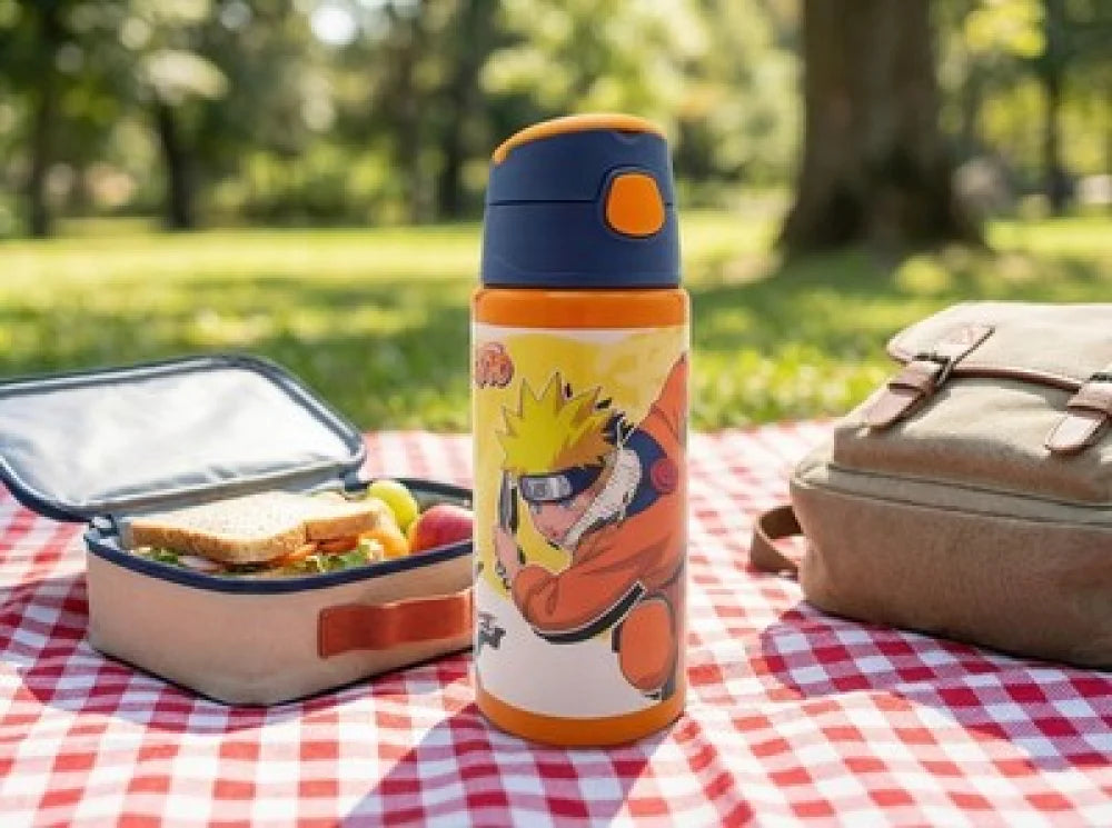 Anime Naruto Shippuden Sasuke ALU - Wasserflasche Trinkflasche Flasche 500 ml - WS-Trend.de