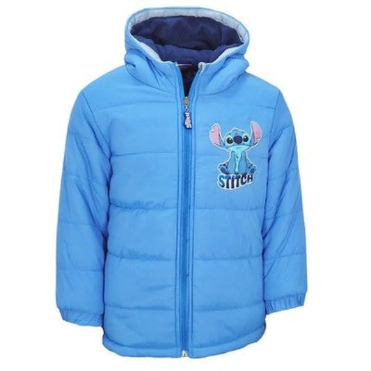 Disney Stitch Kinder Winterjacke Jungen Jacke mit Kapuze - WS-Trend.de