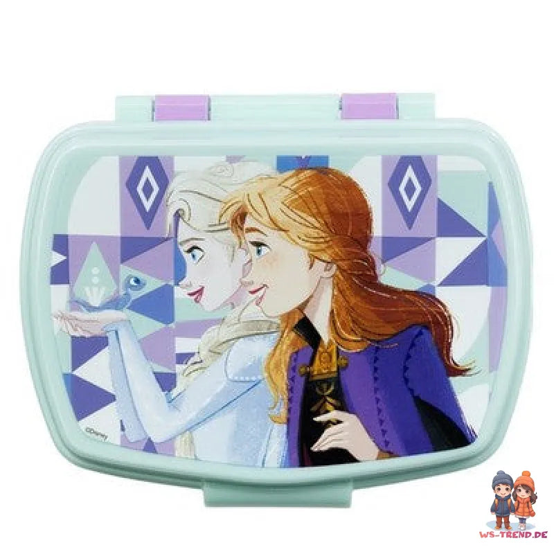 Disney Die Eiskönigin Elsa 4 tlg Kinder Set Brotdose Trinkflasche 460 ml Besteck - WS-Trend.de