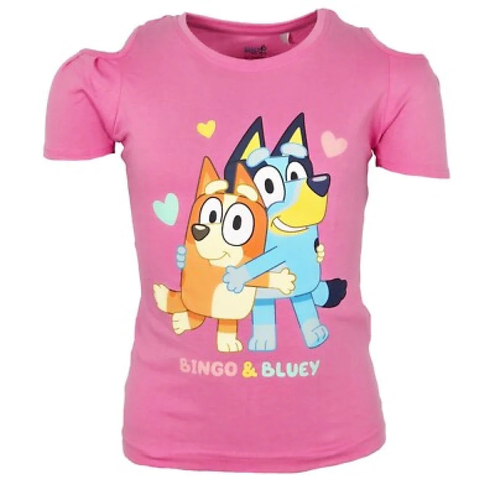 Bluey Bingo Kinder Mädchen kurzarm T-Shirt Shirt - WS-Trend.de