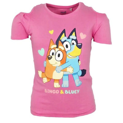 Bluey Bingo Kinder Mädchen kurzarm T-Shirt Shirt - Ansicht 2