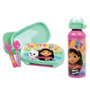 Gabbys Dollhouse Kinder 4 tlg Set Brotdose Alu-Trinkflasche 500 ml