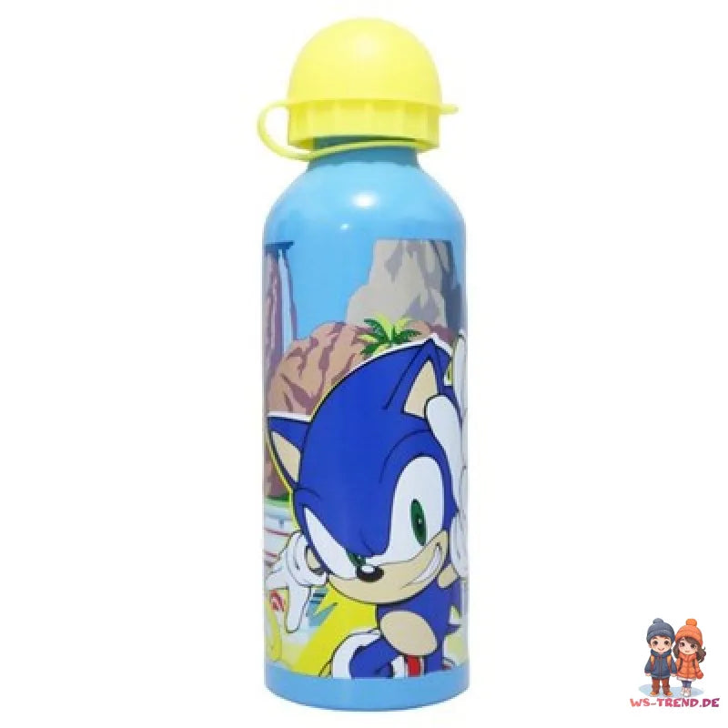 Sonic the Hedgehog 4 teiliges Lunch Set Brotdose Besteck Alu-Trinkflasche 500 ml - WS-Trend.de