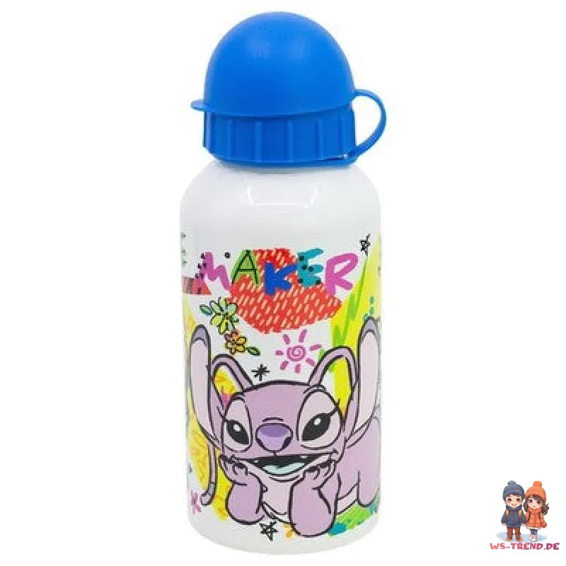 Disney Lilo und Stitch Angel 2 tlg. Lunch Set Brotdose Alu Trinkflasche 400 ml - WS-Trend.de