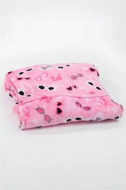 Barbie Kuschelponcho Kuscheldecke mit Ärmeln Kapuze Tasche XS-L - WS-Trend.de