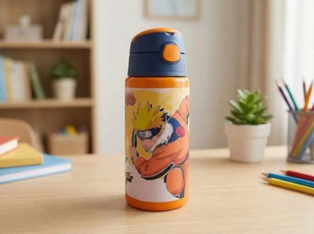 Anime Naruto Shippuden Sasuke ALU - Wasserflasche Trinkflasche Flasche 500 ml - WS-Trend.de