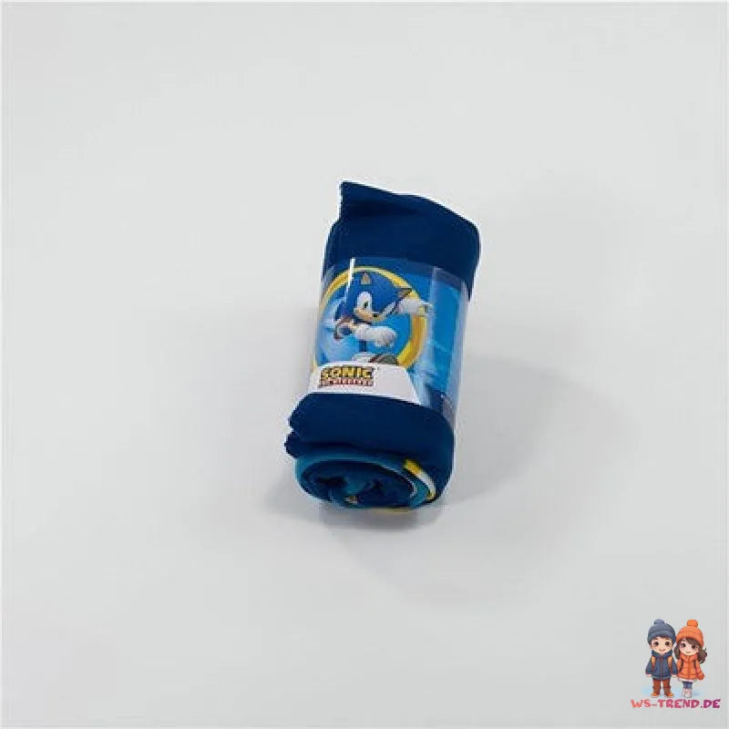 Sonic Prime Kinder Fleece Wohndecke warme Kuscheldecke 100x140 cm - WS-Trend.de