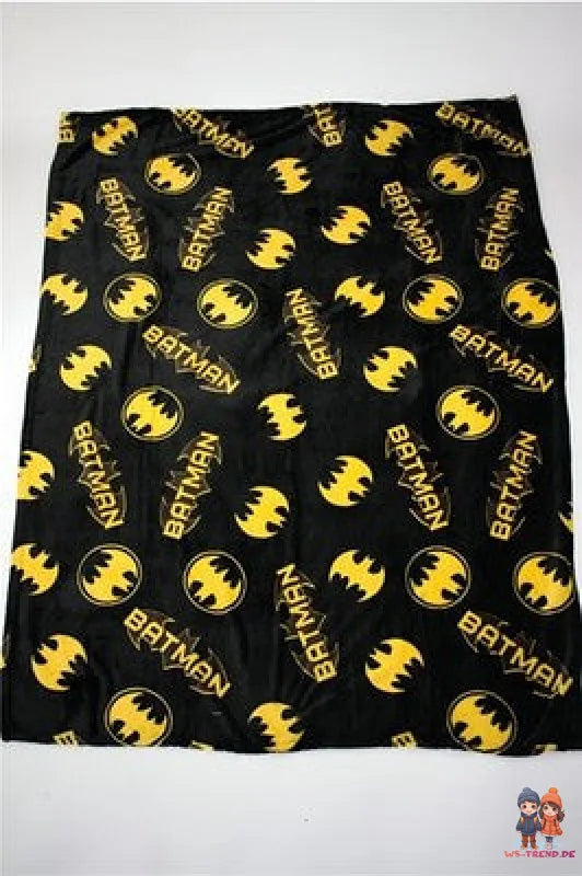 Batman DC Comics Flanell Wohndecke warme Kuscheldecke 110x150 cm - WS-Trend.de