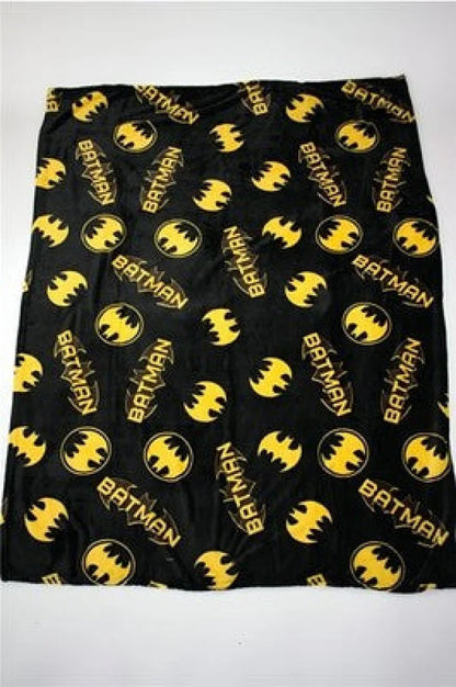 Batman DC Comics Flanell Wohndecke warme Kuscheldecke 110x150 cm - WS-Trend.de