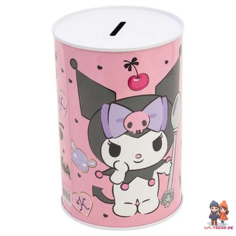 Hello Kitty Kuromi XL Spardose Sparschwein aus Weißblech 1000 ml - WS-Trend.de