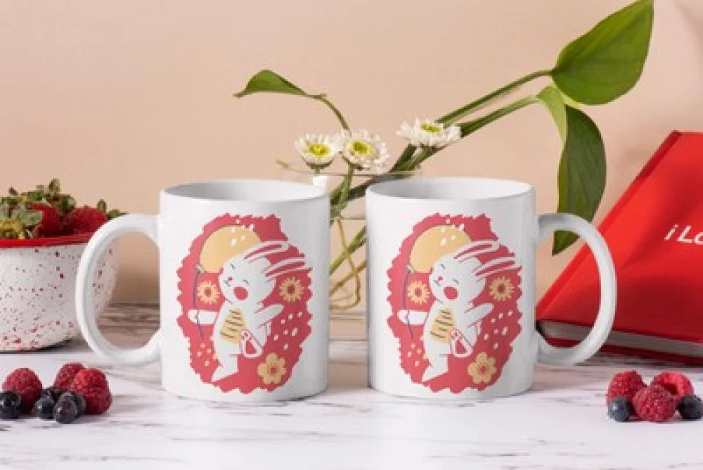 Osterhase Tasse Kaffeetasse mit Motiv auch für Tee oder Kakao - WS-Trend.de