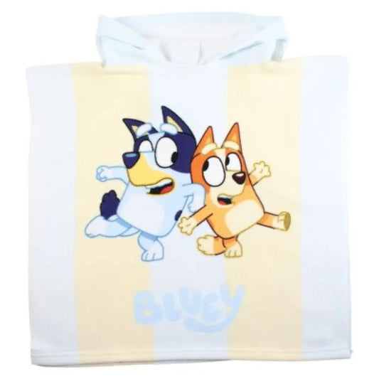 Bluey und Bingo Kleinkind Poncho Badeponcho mit Kapuze - WS-Trend.de