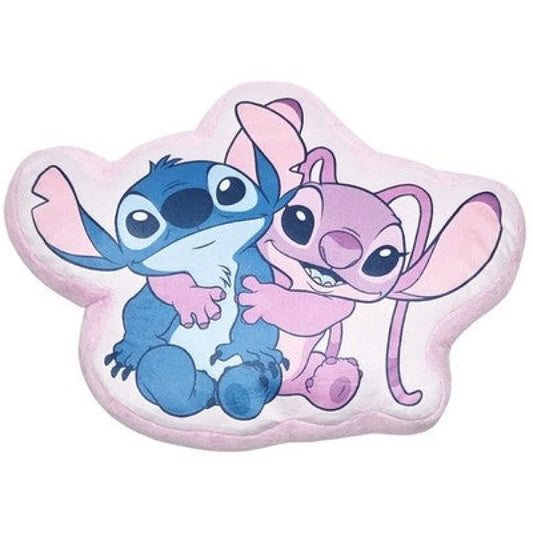 Disney Lilo und Stitch Angel 3D Velours Kissen – Dekokissen 35x26x5 cm - WS-Trend.de