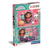 Gabbys Dollhouse 2x 20 teiliges Kinder Puzzle