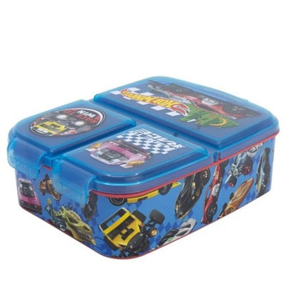 Hot Wheels Race 2 tlg. Lunch Set Brotdose 3 Kammer Becher 260 ml - WS-Trend.de