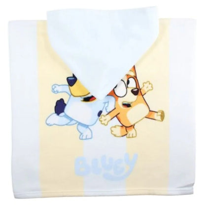 Bluey und Bingo Kleinkind Poncho Badeponcho mit Kapuze - WS-Trend.de