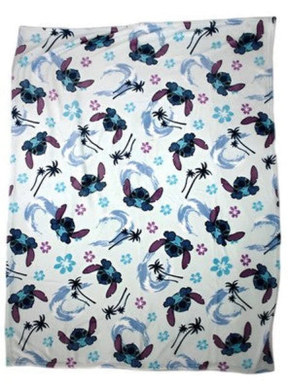 Disney Lilo und Stitch Flanell Wohndecke warme Kuscheldecke 110x150 cm - WS-Trend.de