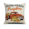 Herbst Motiv 2er Set Kissenbezug Dekokissen 45x45 cm - 45x45 cm, Bunt, A