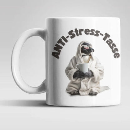 Anti Stress Pinguin Kaffeetasse Teetasse Geschenkidee 330 ml - WS-Trend.de