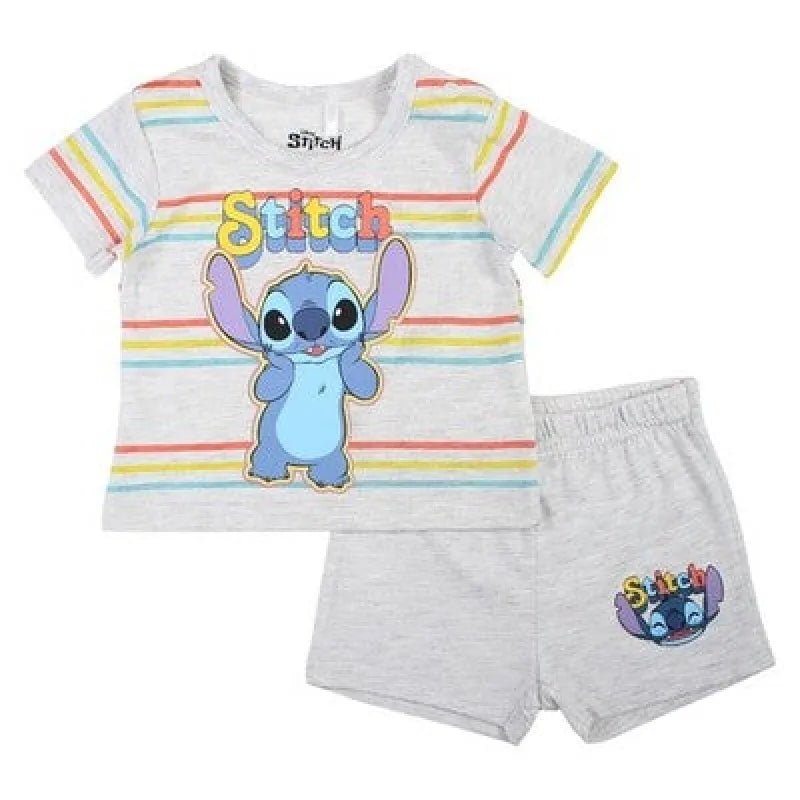 Disney Lilo & Stitch Baby Sommer Set mit Shorts T-Shirt Gr. 62 bis 86 - WS-Trend.de