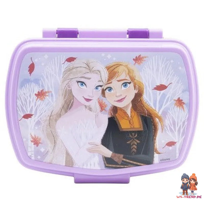 Disney Die Eiskönigin Elsa 4 tlg Kinder Set Brotdose Trinkflasche 460 ml Besteck - WS-Trend.de