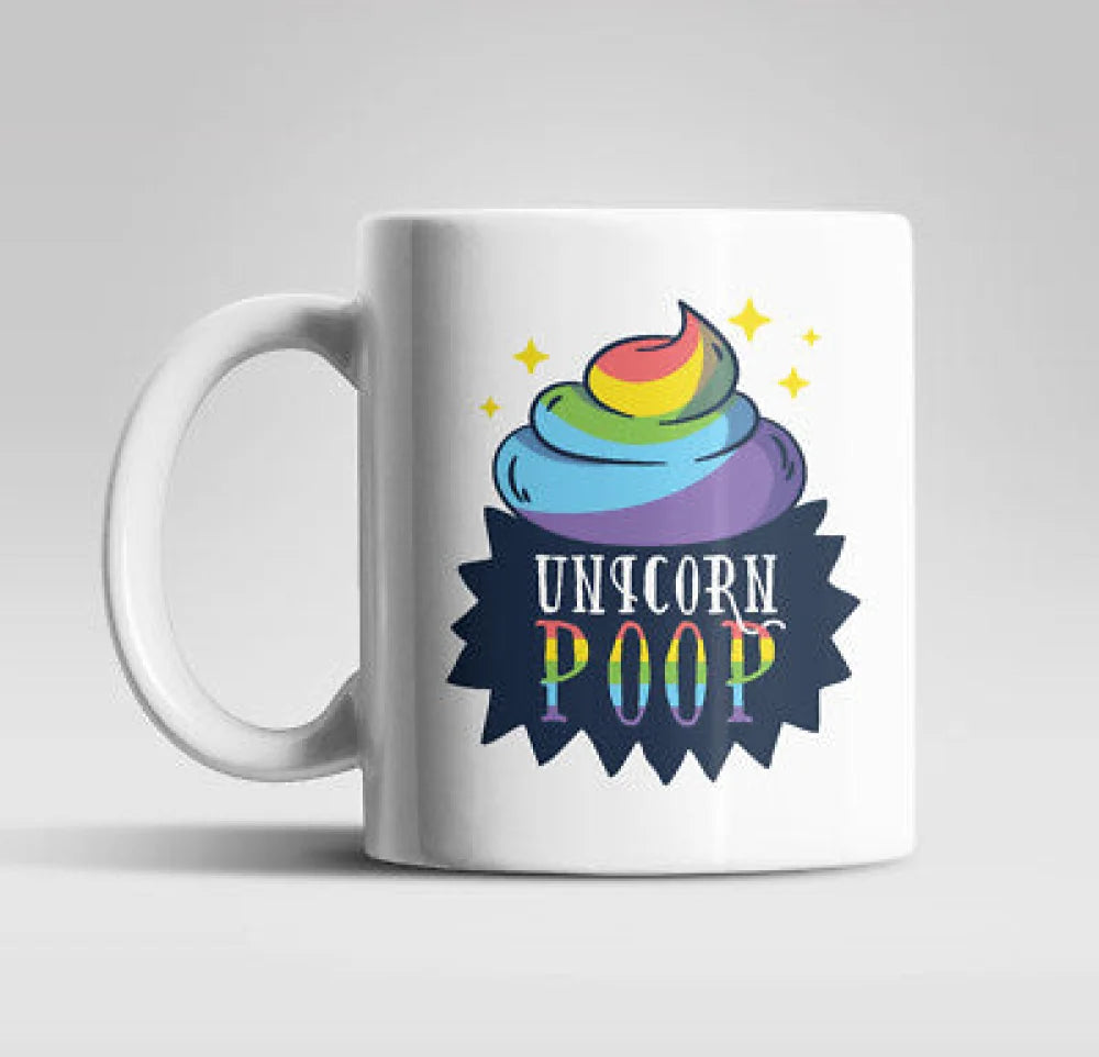 Einhorn Poop Kaffeetasse Teetasse Tasse Geschenkidee - WS-Trend.de