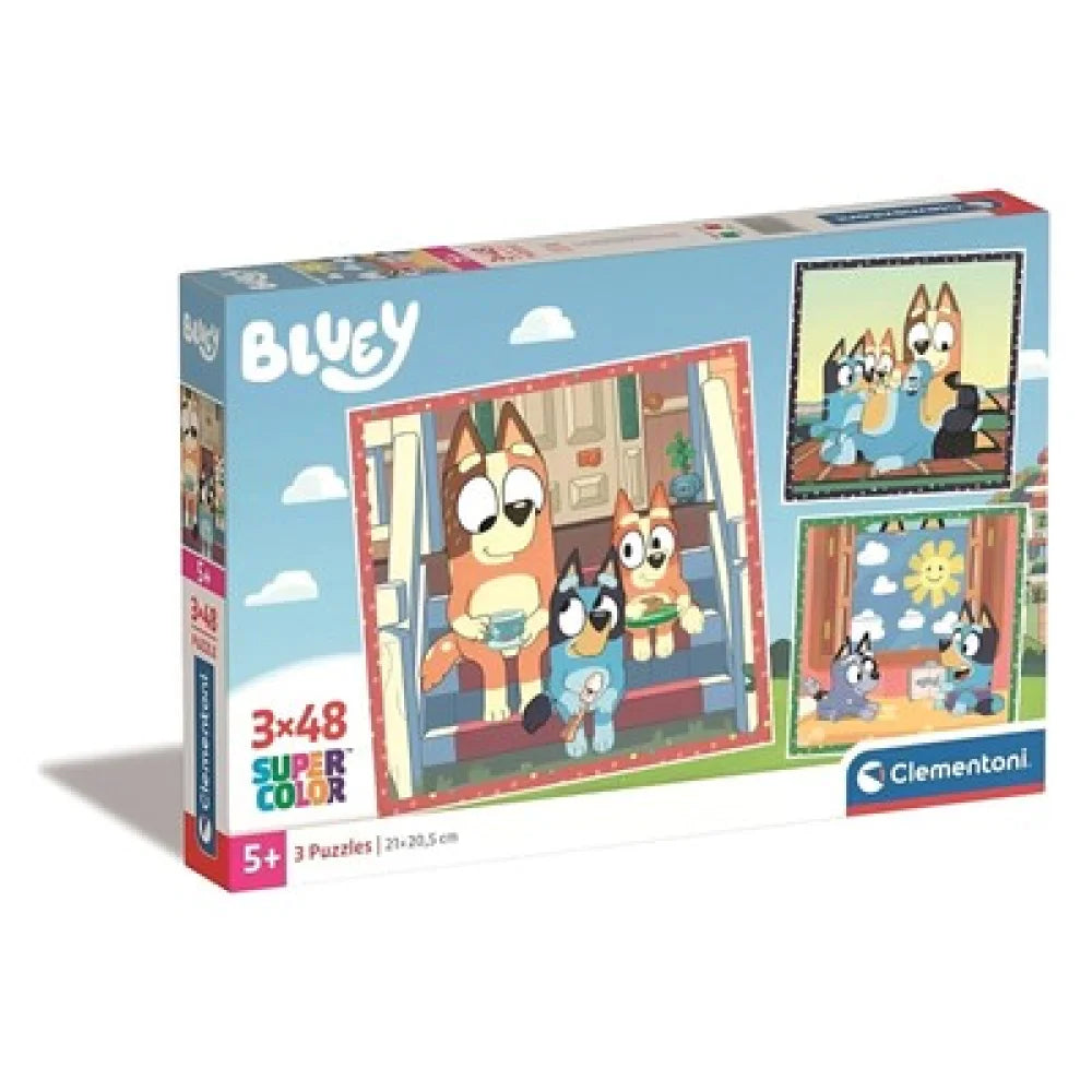 Bluey Bingo 3x48 teiliges Kinder Puzzle - WS-Trend.de