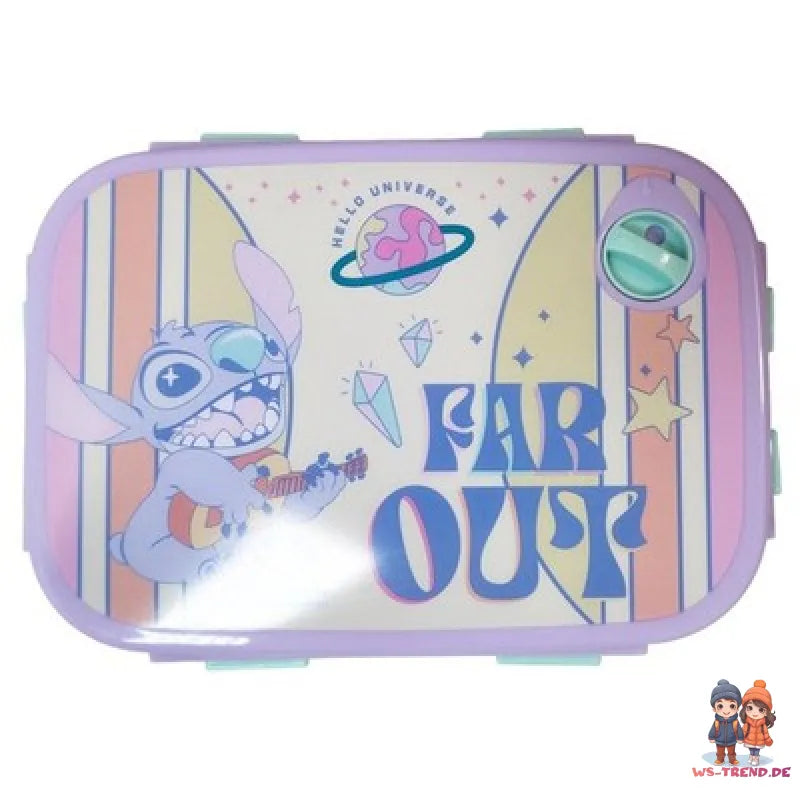 Disney Lilo und Stitch Angel 2 tlg. Set Brotdose plus Alu Trinkflasche 520 ml - WS-Trend.de