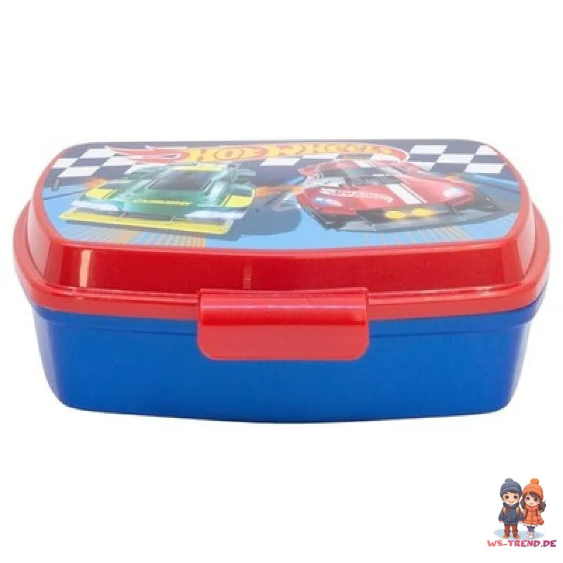 Hot Wheels Racing 2 tlg Lunch Set Brotdose Trinkflasche 410 ml - WS-Trend.de