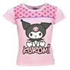 Hello Kitty Kuromi Kinder Mädchen kurzarm T-Shirt Shirt Gr 98 bis 128, Baumwolle