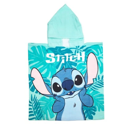 Disney Lilo Stitch Kinder Mädchen Mikrofaser Poncho Badetuch 55x110 cm - WS-Trend.de