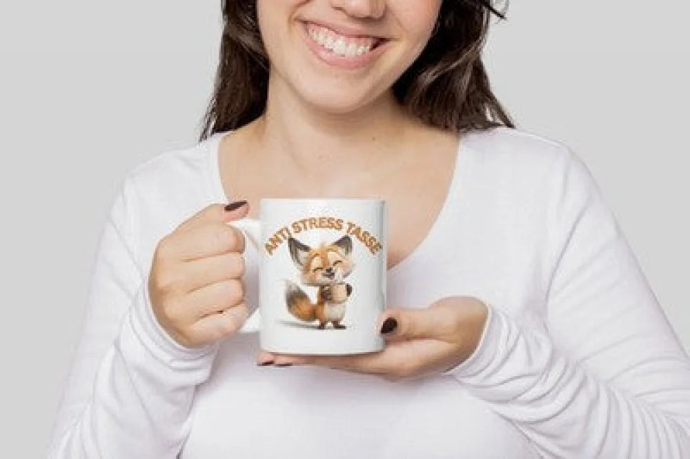 Anti Stress Fuchs Fox Kaffeetasse Teetasse Tasse Geschenkidee 325 ml - WS-Trend.de