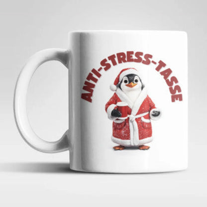 Anti Stress Christmas Pinguin Kaffeetasse Teetasse Geschenkidee - WS-Trend.de