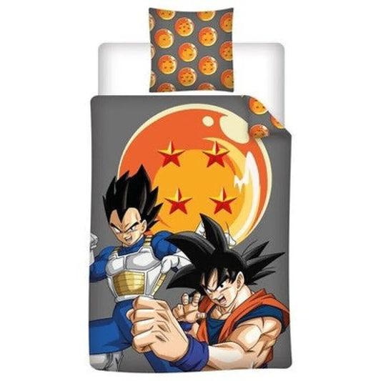 Dragon Ball Goku Jungen Bettwäsche 2tlg. Set 135-140x200 65x65 - WS-Trend.de