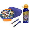 Paw Patrol Chase 4 tlg Kinder Set Brotdose Alu-Trinkflasche Besteck