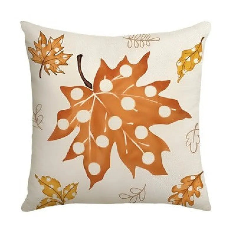 Herbst Motiv 2er Set Kissenbezug Dekokissen 45x45 cm - Bunt L - WS-Trend.de