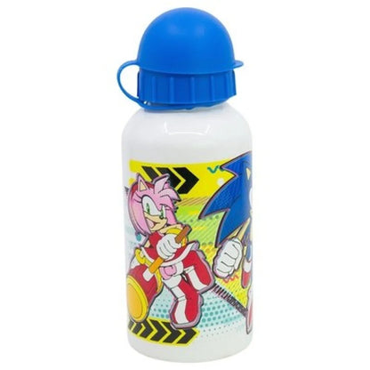 Sonic the Hedgehog 4 teiliges Lunch Set Brotdose mit 3 Kammern Alu-Trinkflasche - WS-Trend.de