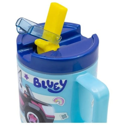 Bluey und Bingo Kinder Trinkbecher Becher mit Halm 530 ml - WS-Trend.de