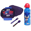 Sonic the Hedgehog 4 teiliges Lunch Set Brotdose Besteck Alu-Trinkflasche