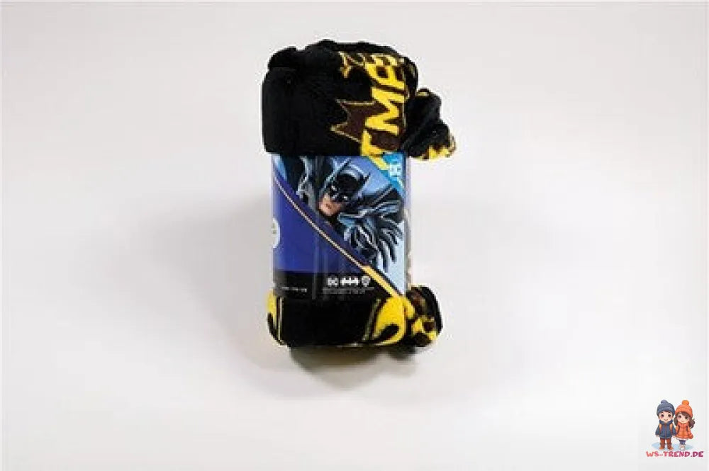 Batman DC Comics Flanell Wohndecke warme Kuscheldecke 110x150 cm - WS-Trend.de