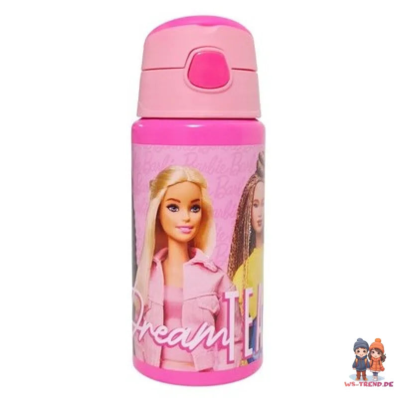 Barbie Kinder Aluminium Sport Wasserflasche Trinkflasche Flasche 500 ml - WS-Trend.de