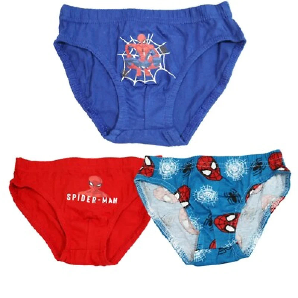 Marvel Spiderman3er Pack Slips Kinder Jungen Unterwäsche - WS-Trend.de