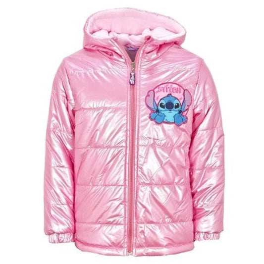 Disney Stitch Kinder Mädchen Winterjacke Jacke mit Kapuze - WS-Trend.de