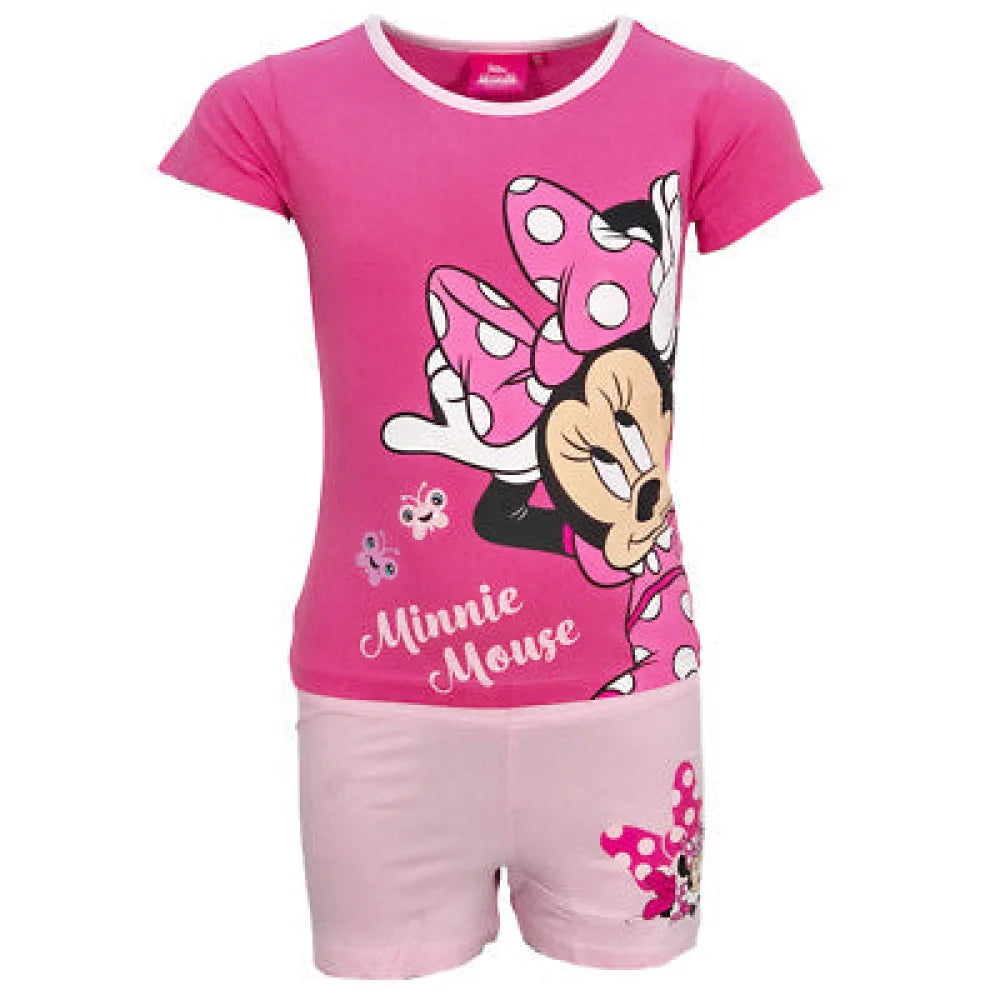 Disney Minnie Maus Kinder Mädchen Sommerset Shorts plus T-Shirt - WS-Trend.de