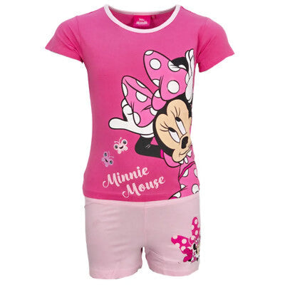 Disney Minnie Maus Kinder Mädchen Sommerset Shorts plus T-Shirt - Ansicht 2