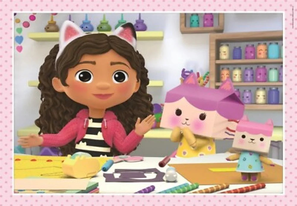 Gabbys Dollhouse 4 in 1 Set 72 teiliges Kinder Puzzle - WS-Trend.de